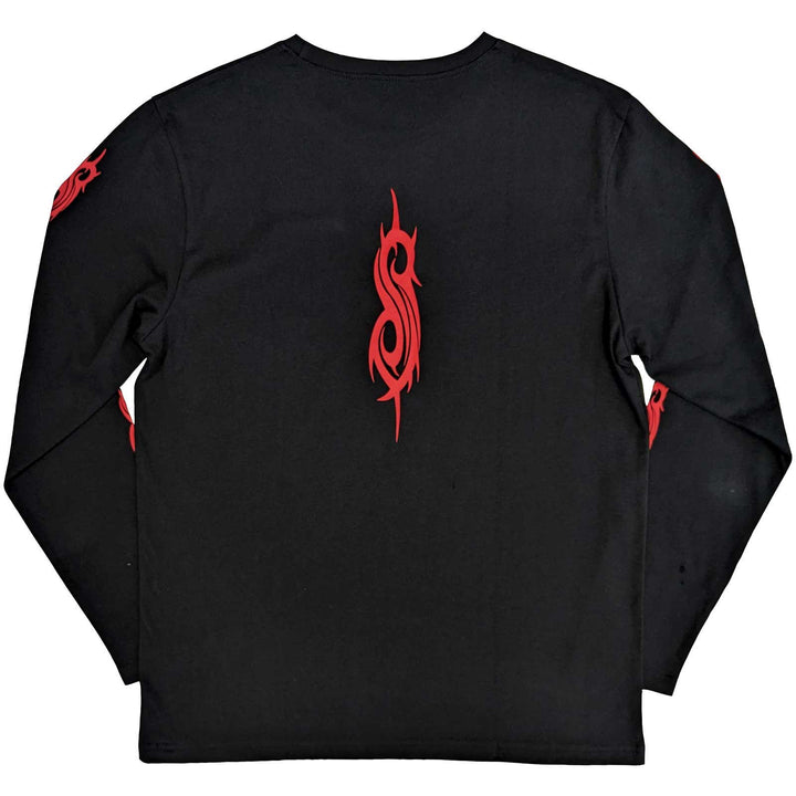 Slipknot Unisex Long Sleeve T-shirt - Skeleton Flag