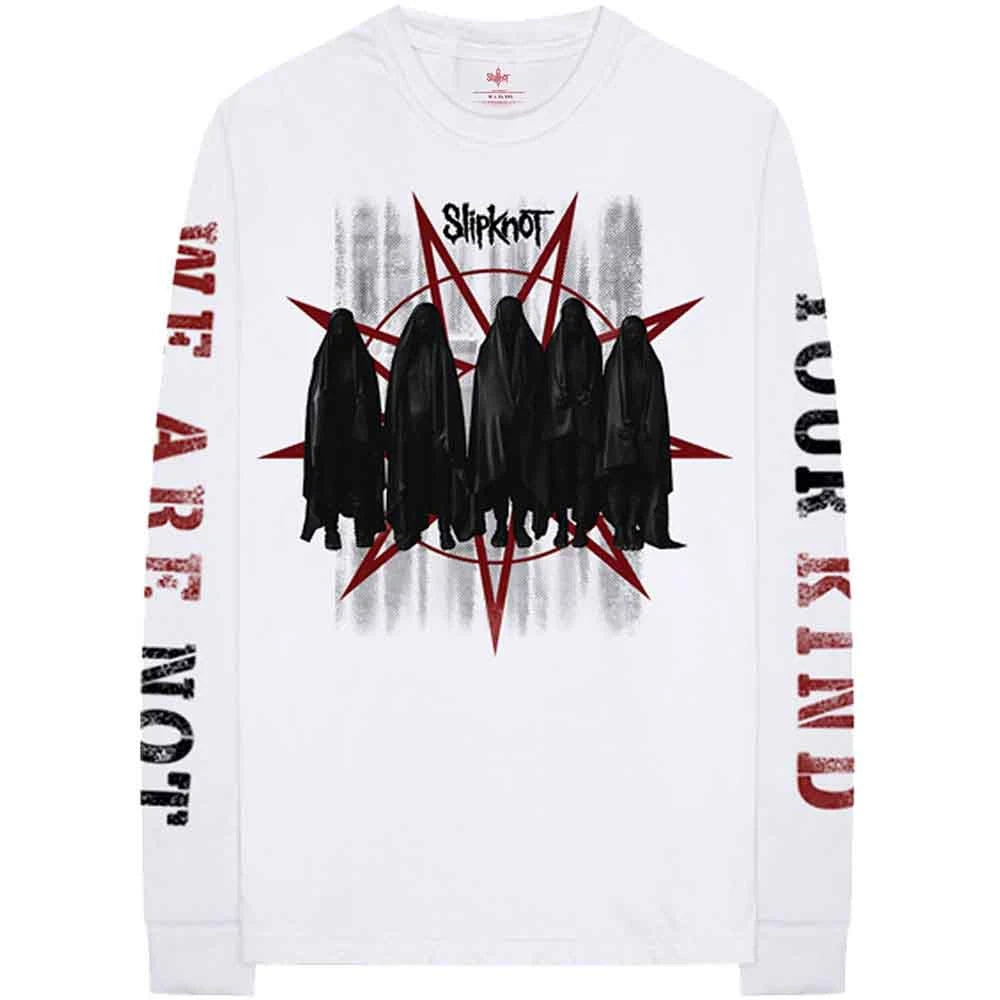 Image of Slipknot Unisex Long Sleeve T-Shirt: Shrouded Group
