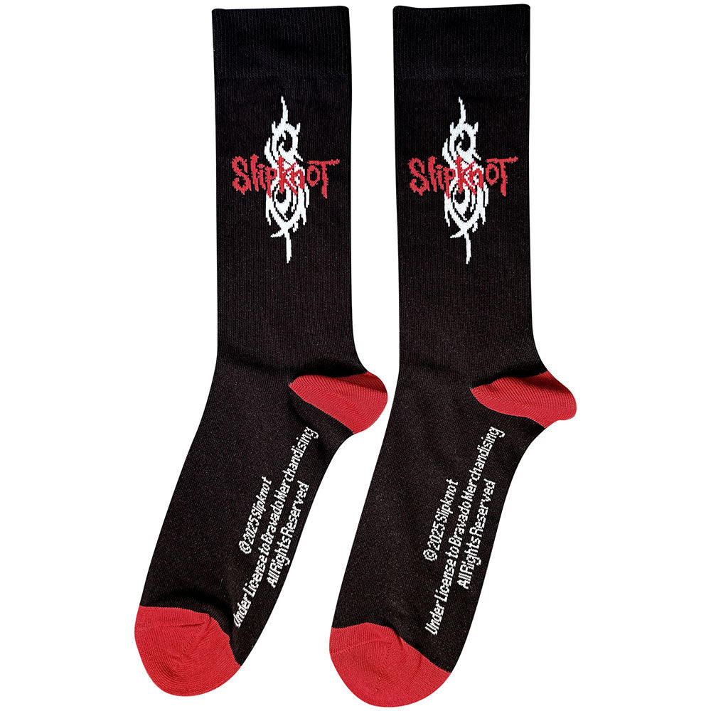 Image of Slipknot Unisex Ankle Socks: Tribal S Text Rock Off