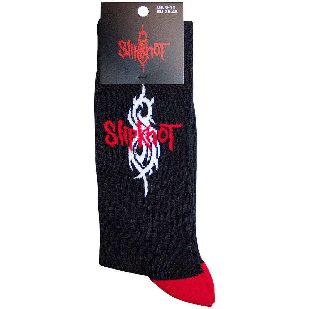 Image of Slipknot Unisex Ankle Socks: Tribal S Text Rock Off
