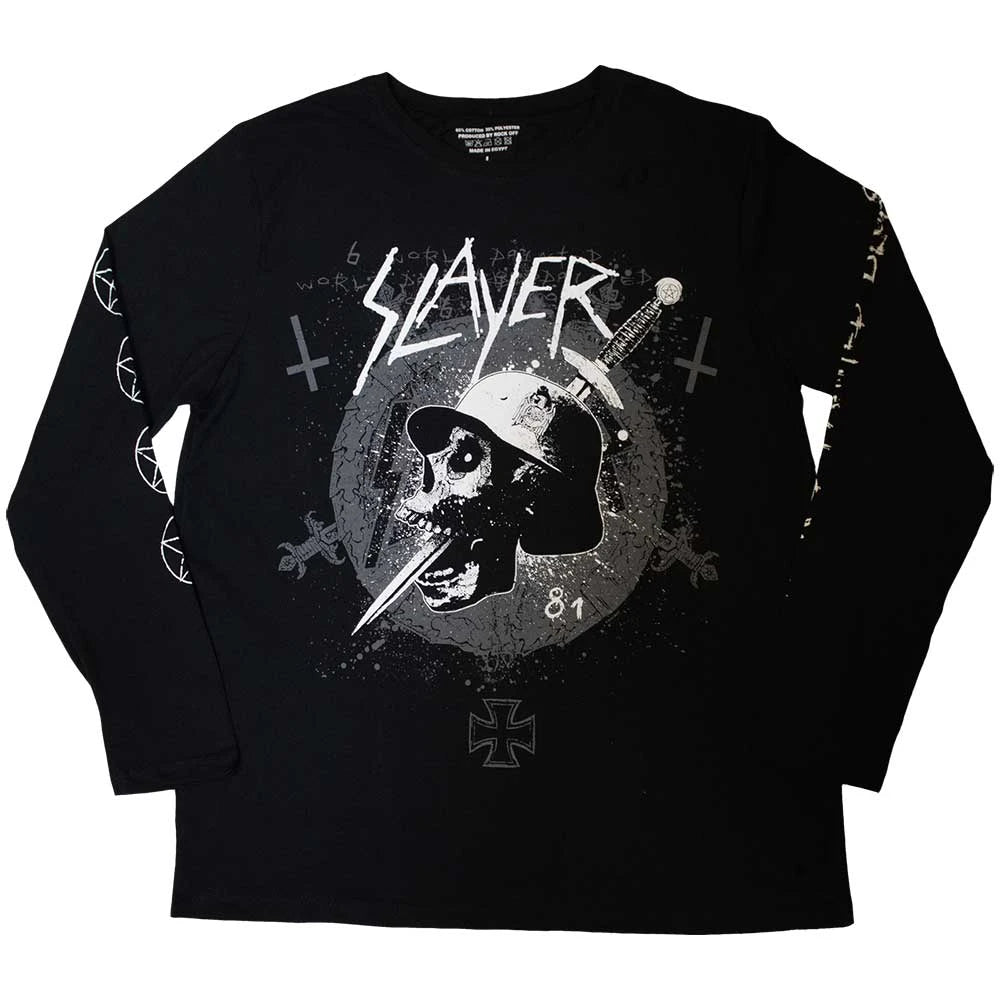 Image of Slayer Unisex Long Sleeve T-Shirt: Dagger Skull