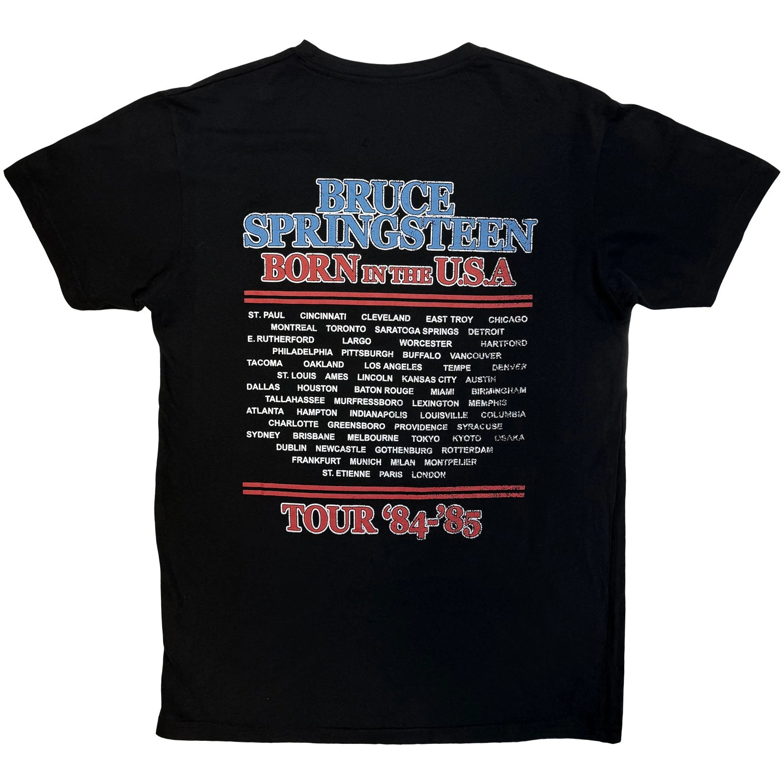 Image of Bruce Springsteen Unisex Premium Carbon T-Shirt: E Street Tour '84-'85