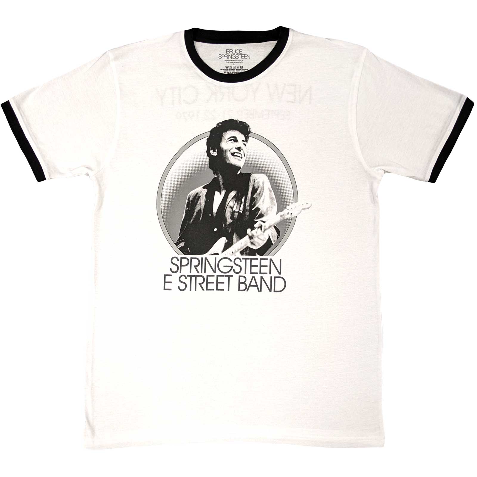 Image of Bruce Springsteen Unisex Ringer - NYC Amplified