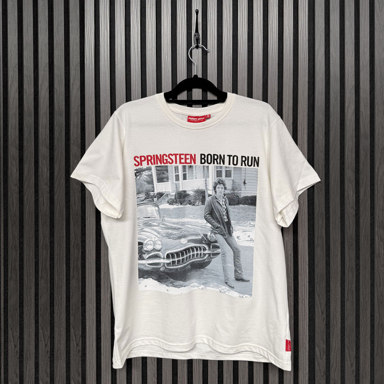 Image of Bruce Springsteen Unisex Unplugged T-Shirt: Born To Run (Back Print)