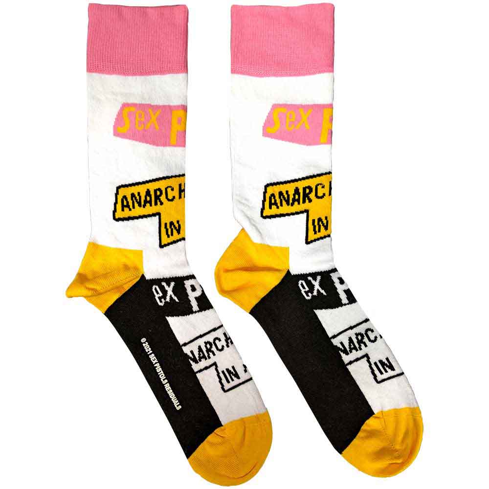 Image of The Sex Pistols Unisex Ankle Socks: Anarchy In The UK Rock Off