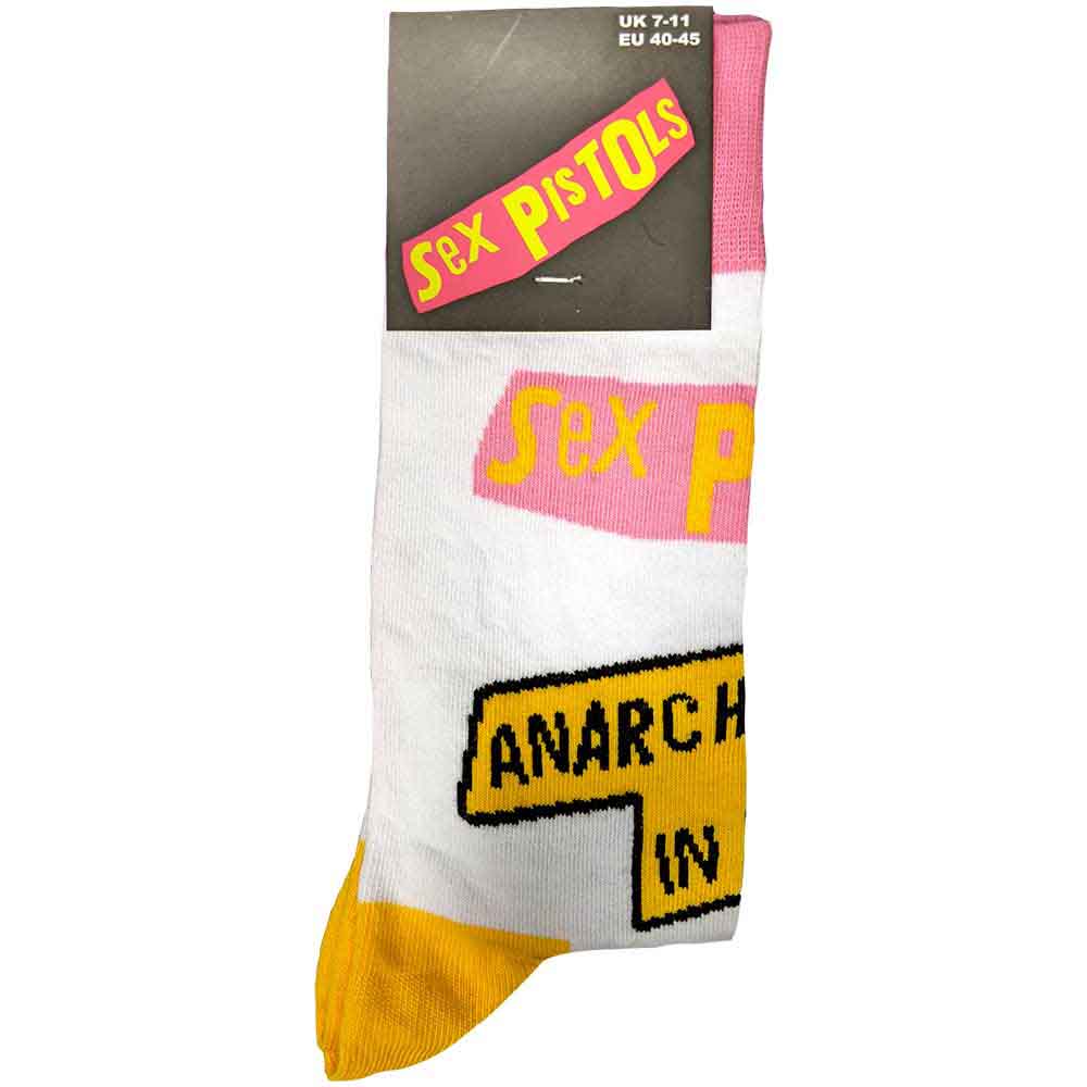 Image of The Sex Pistols Unisex Ankle Socks: Anarchy In The UK Rock Off