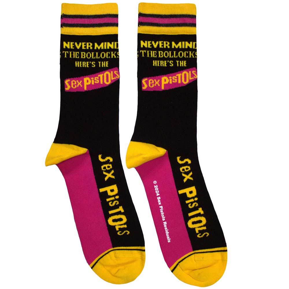 The Sex Pistols Unisex Ankle Socks:  Never Mind The Bollocks Stripes