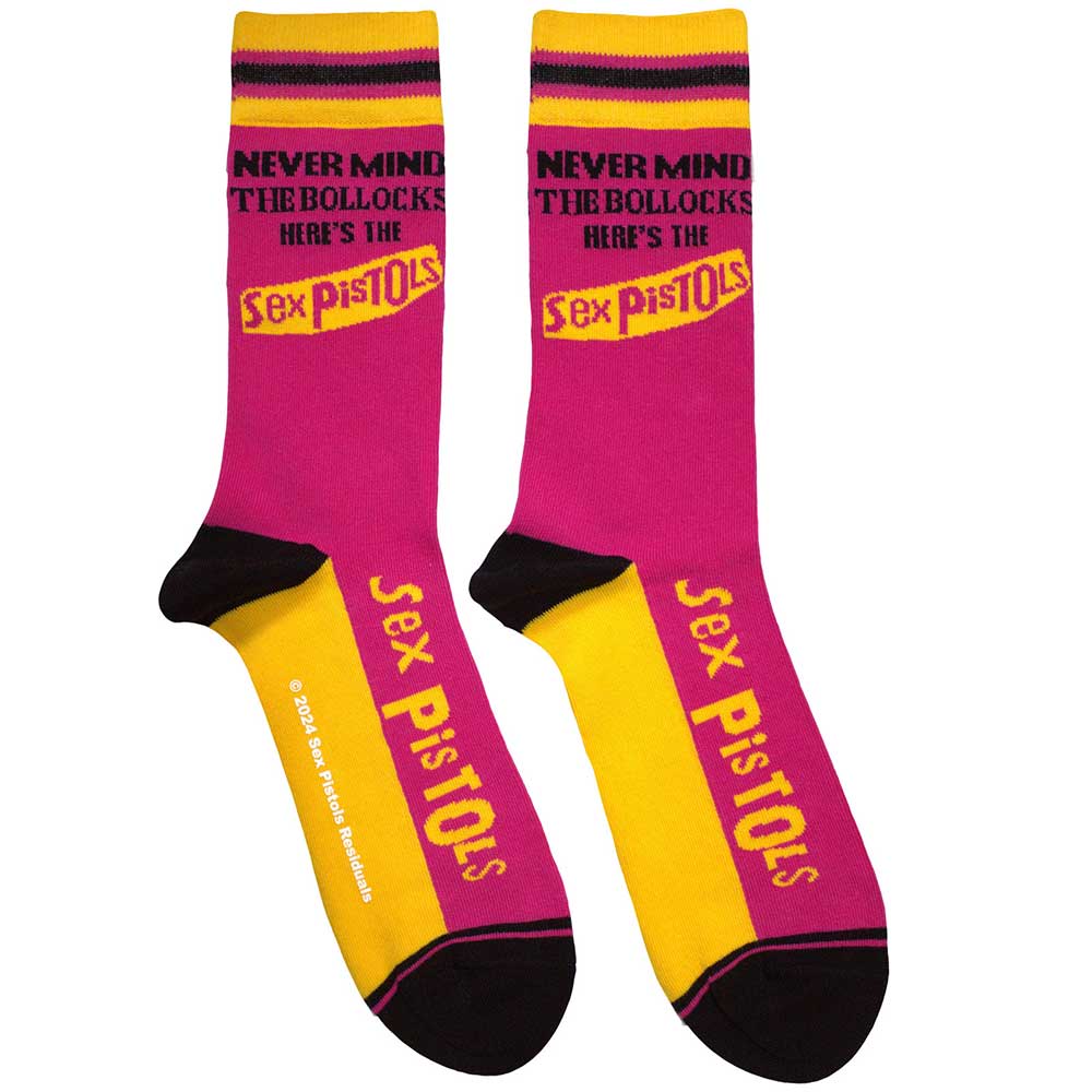 The Sex Pistols Unisex Ankle Socks:  Never Mind The Bollocks Stripes