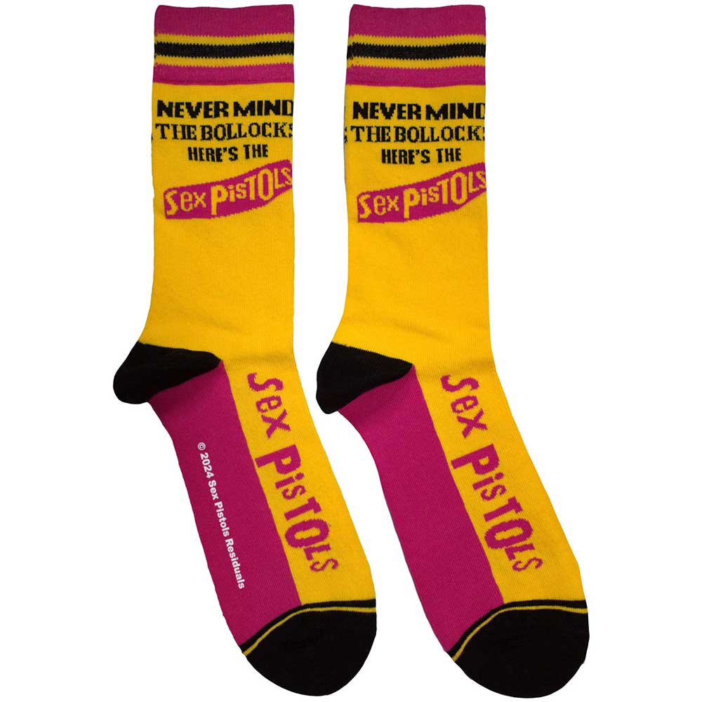 The Sex Pistols Unisex Ankle Socks:  Never Mind The Bollocks Stripes
