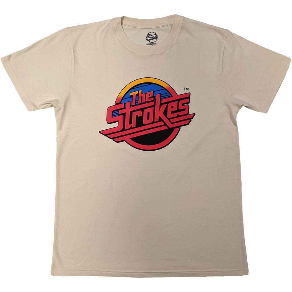 Image of The Strokes Unisex T-Shirt - Red Logo Rock Off