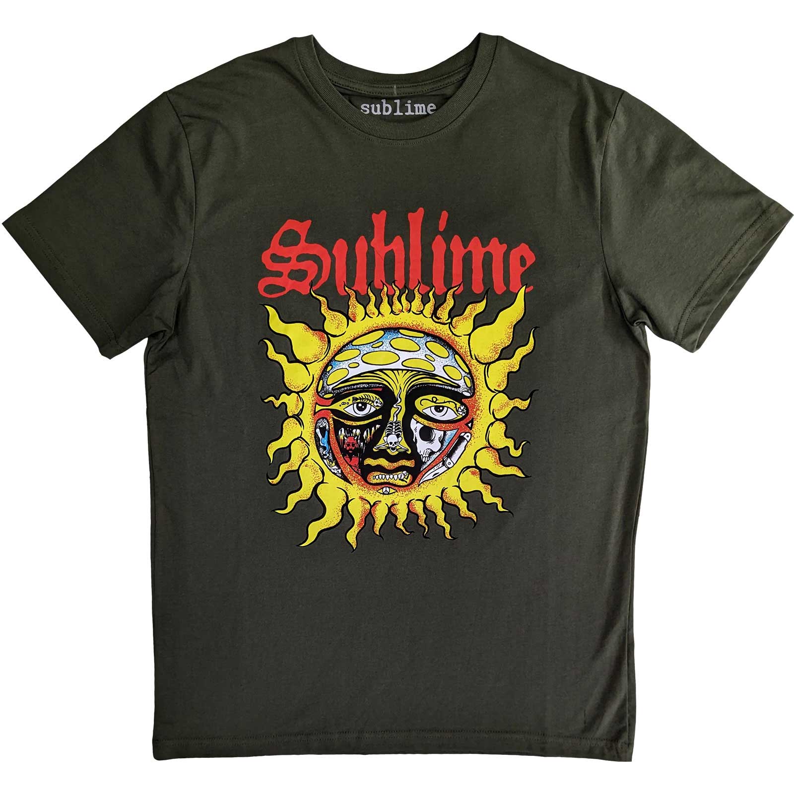 Image of Sublime Unisex T-shirt , Yellow Sun Rock Off