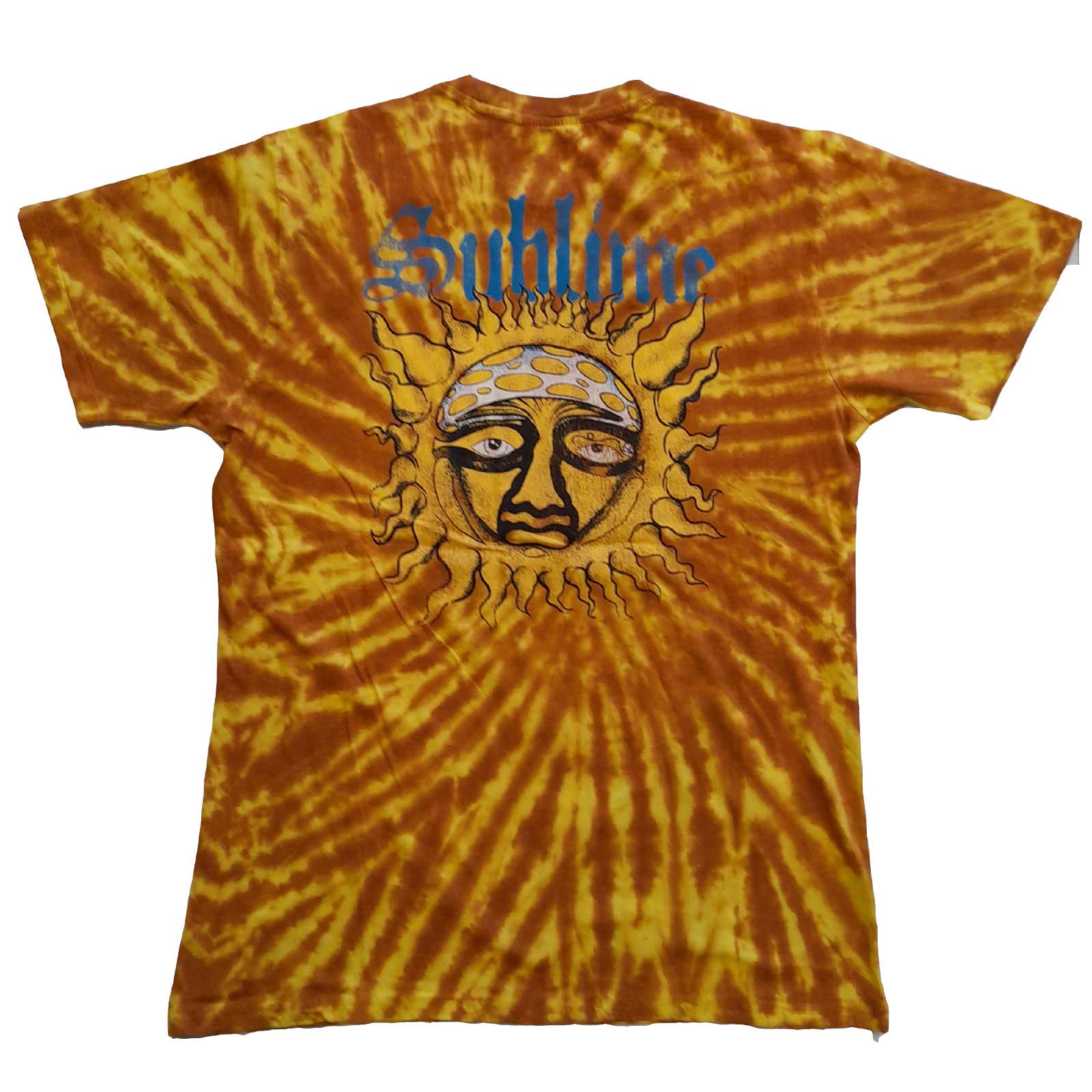 Image of Sublime T-shirt - Sun Face, Back Printed Rock Off