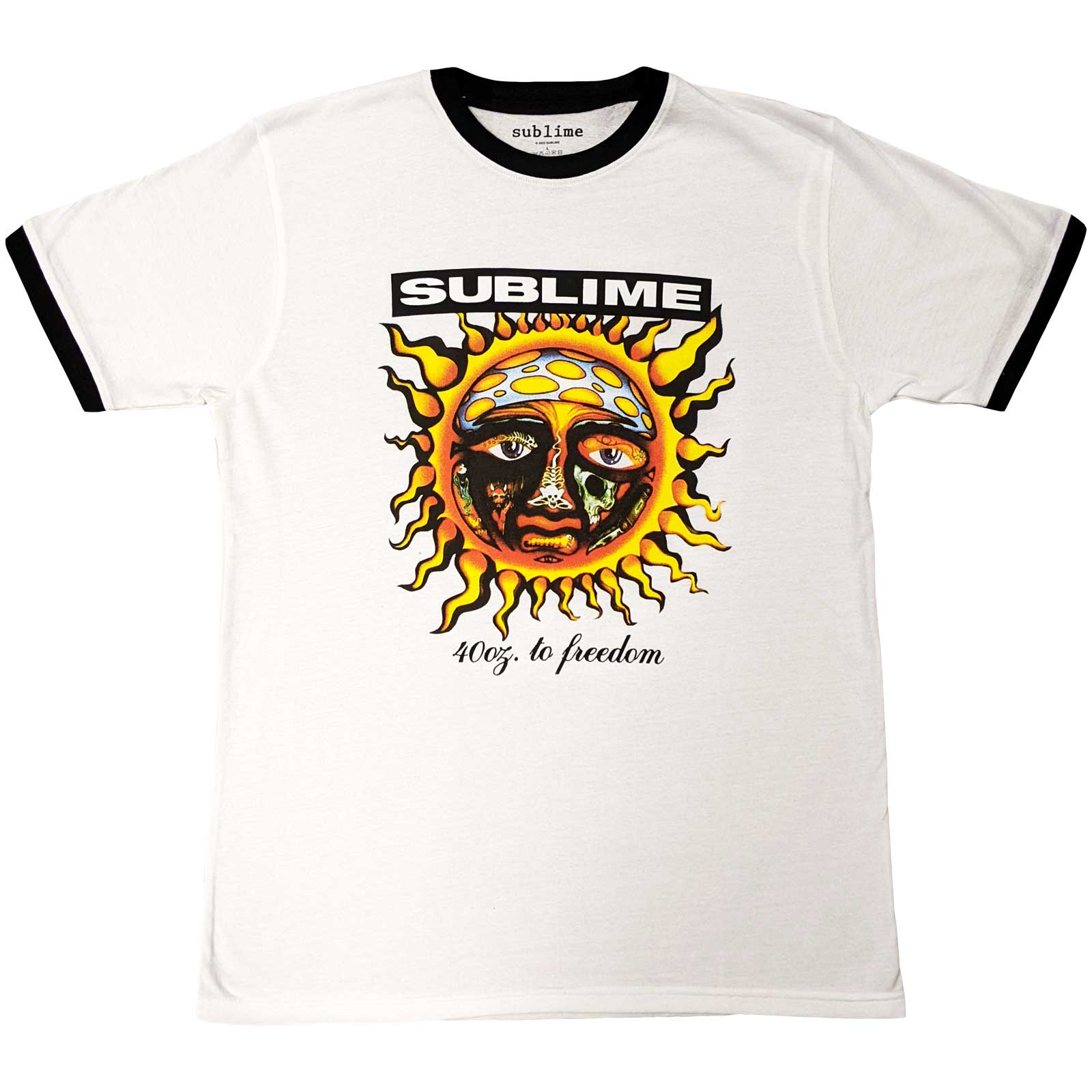 Image of Sublime Ringer T-shirt - 40OZ. to Freedom Rock Off