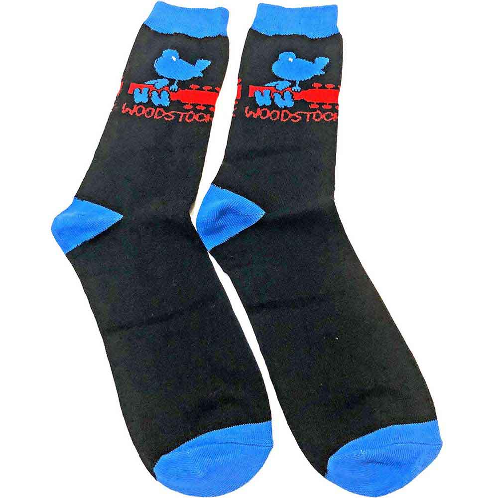 Image of Woodstock Unisex Ankle Socks : Logo Rock Off