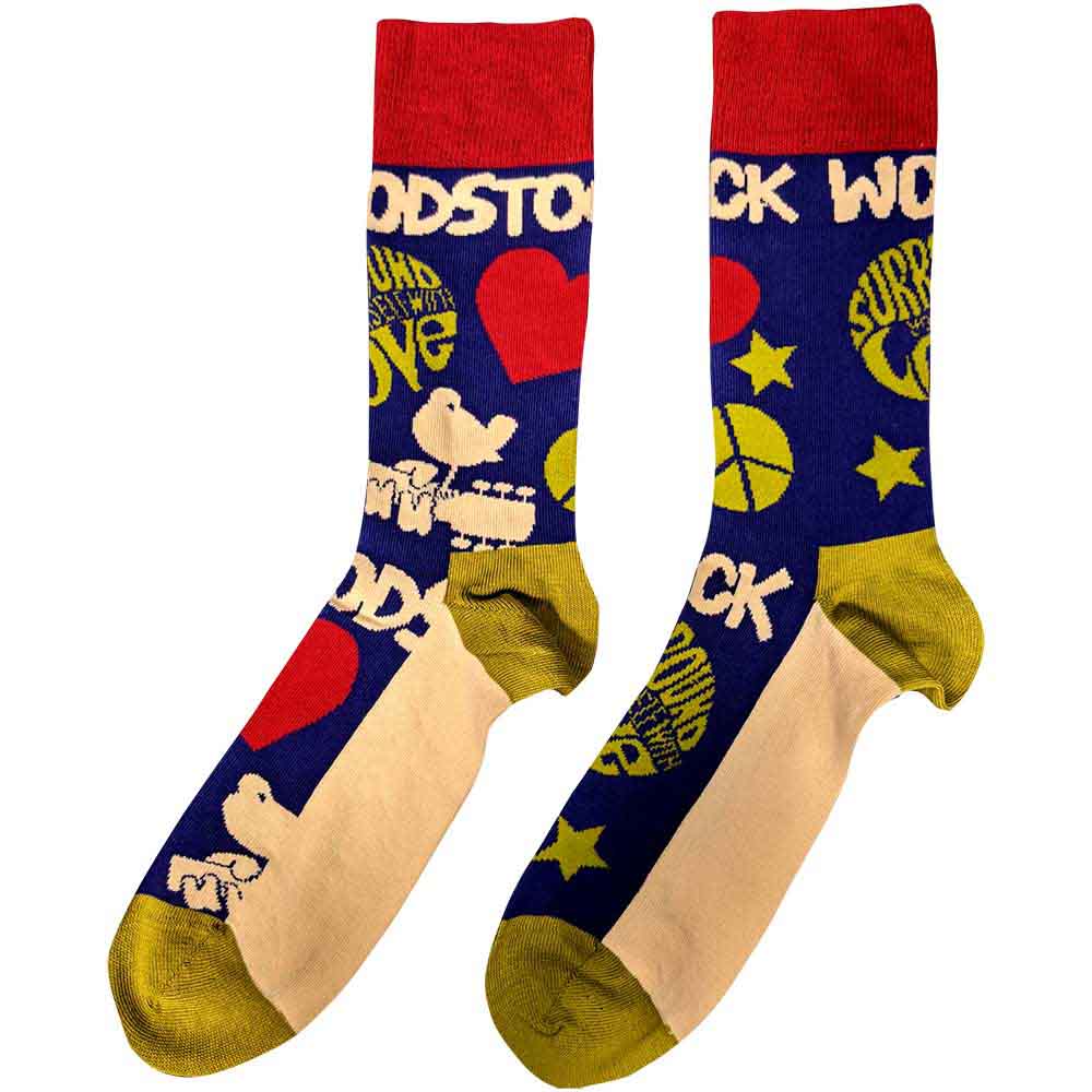 Image of Woodstock Unisex Ankle Socks : Surround Yourself Rock Off