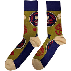 Image of Woodstock Unisex Ankle Socks : Peace - Love - Music