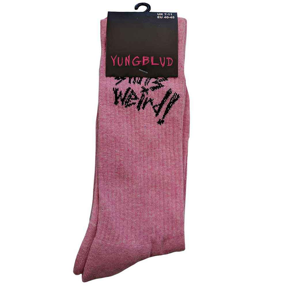 Image of Yungblud Unisex Ankle Socks : WEIRD! Rock Off