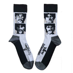 Image of The Beatles Unisex Ankle Socks - Yellow Submarine Sea of Science Faces Mono