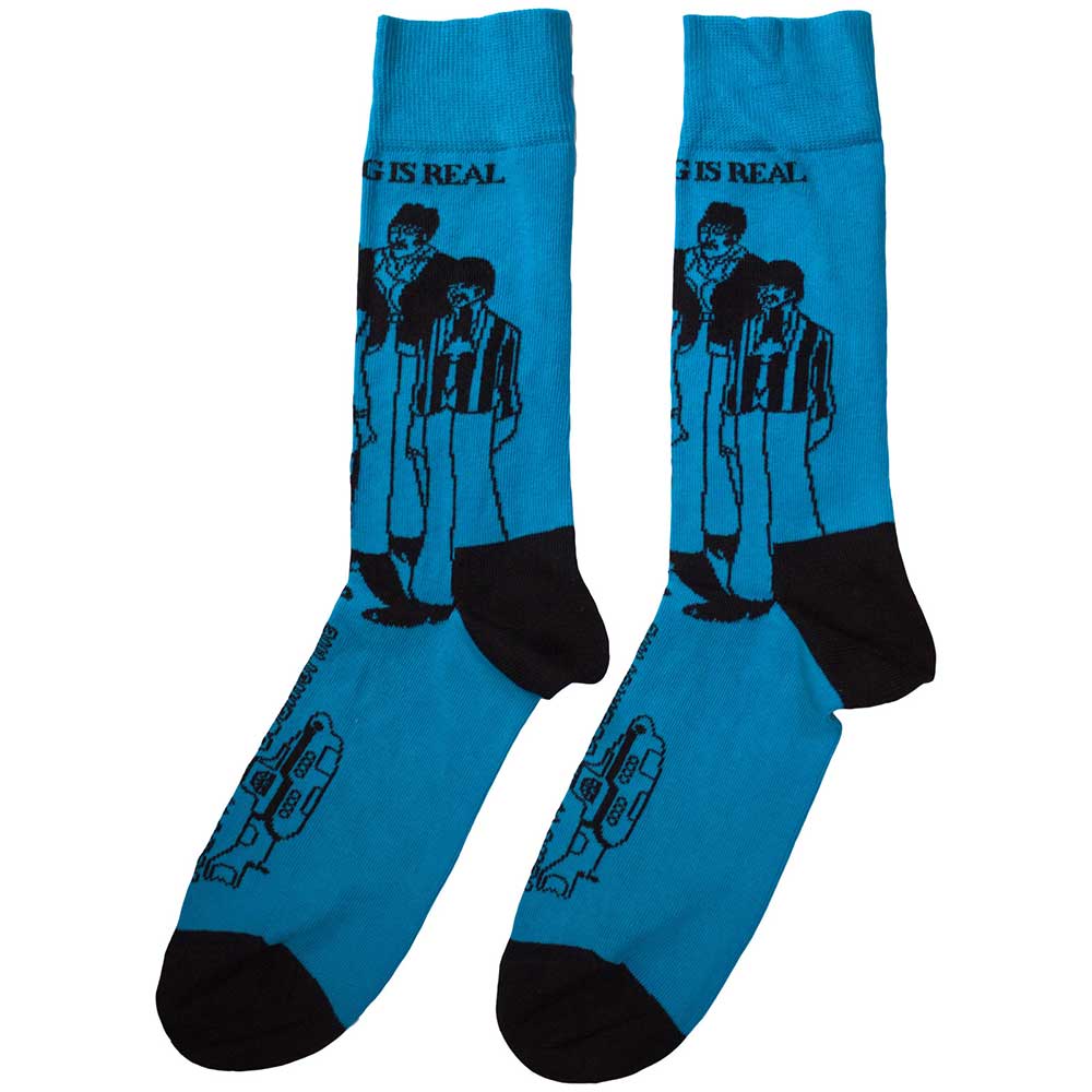 Image of The Beatles Unisex Ankle Socks - Sub & Band Outlines Rock Off