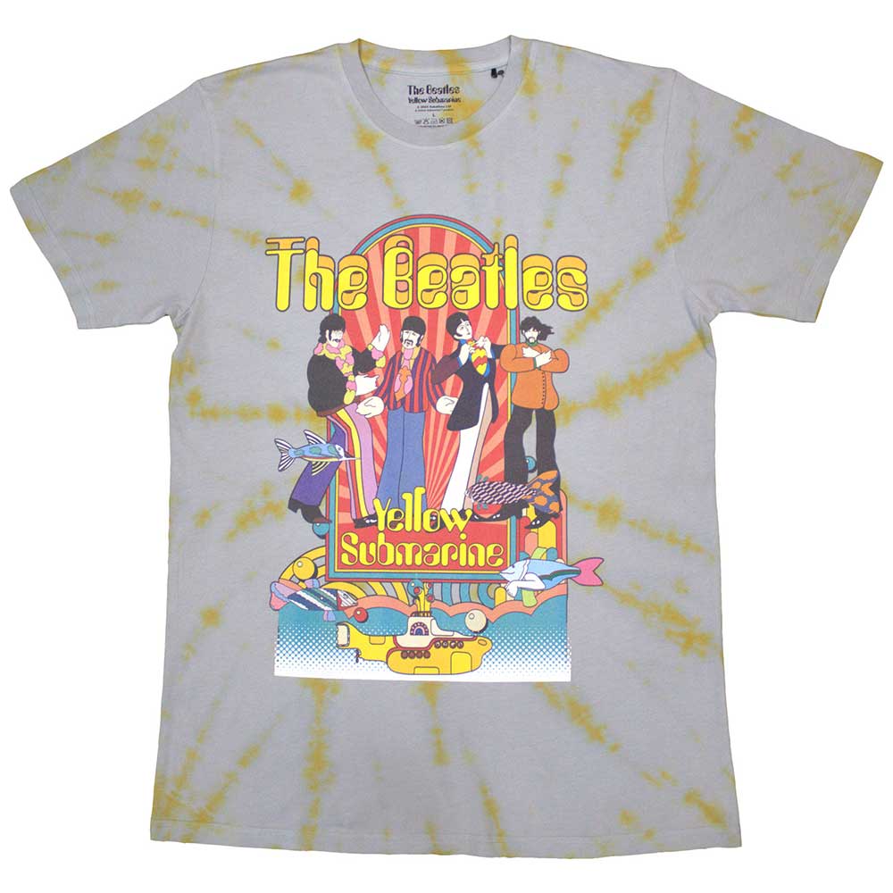 The Beatles T-Shirt-Yellow Submarine - Band & Fish