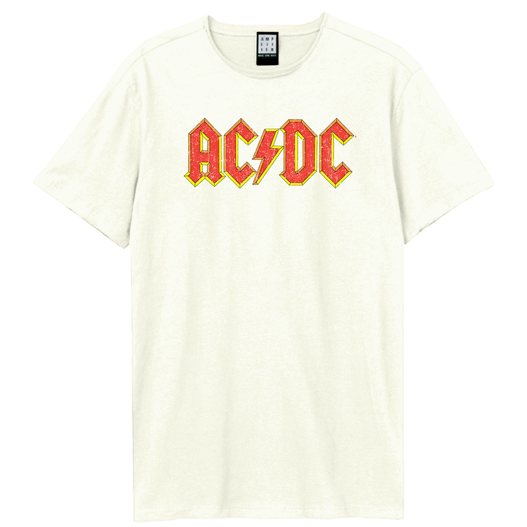 AC DC logo T shirt Premium 100 cotton Backstage Originals