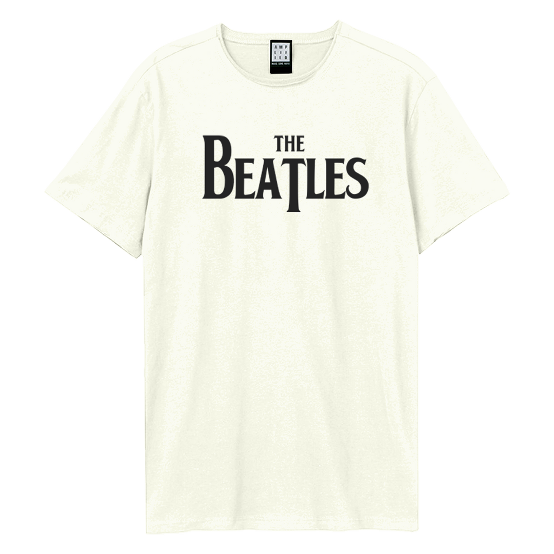 The Beatles T-shirt - Logo, Vintage White