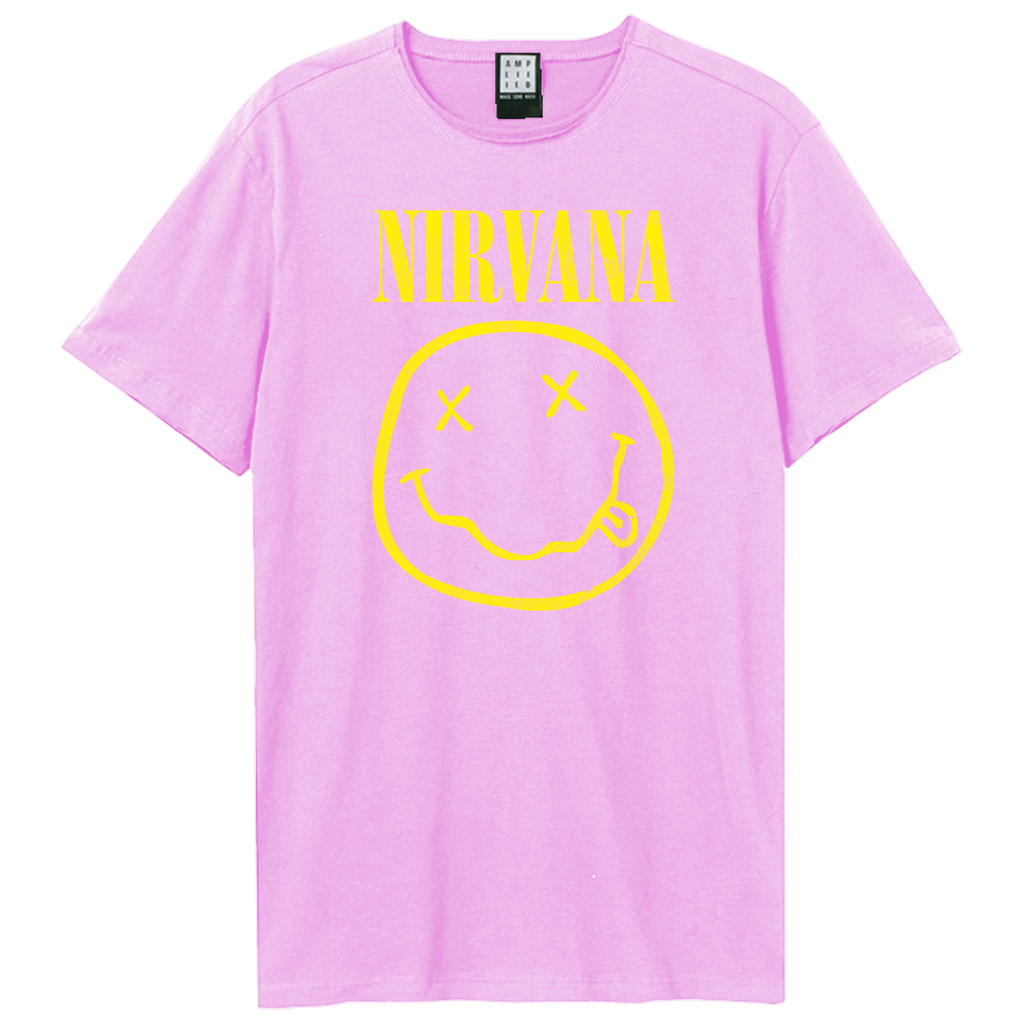 Nirvana T Shirt Smiley Face