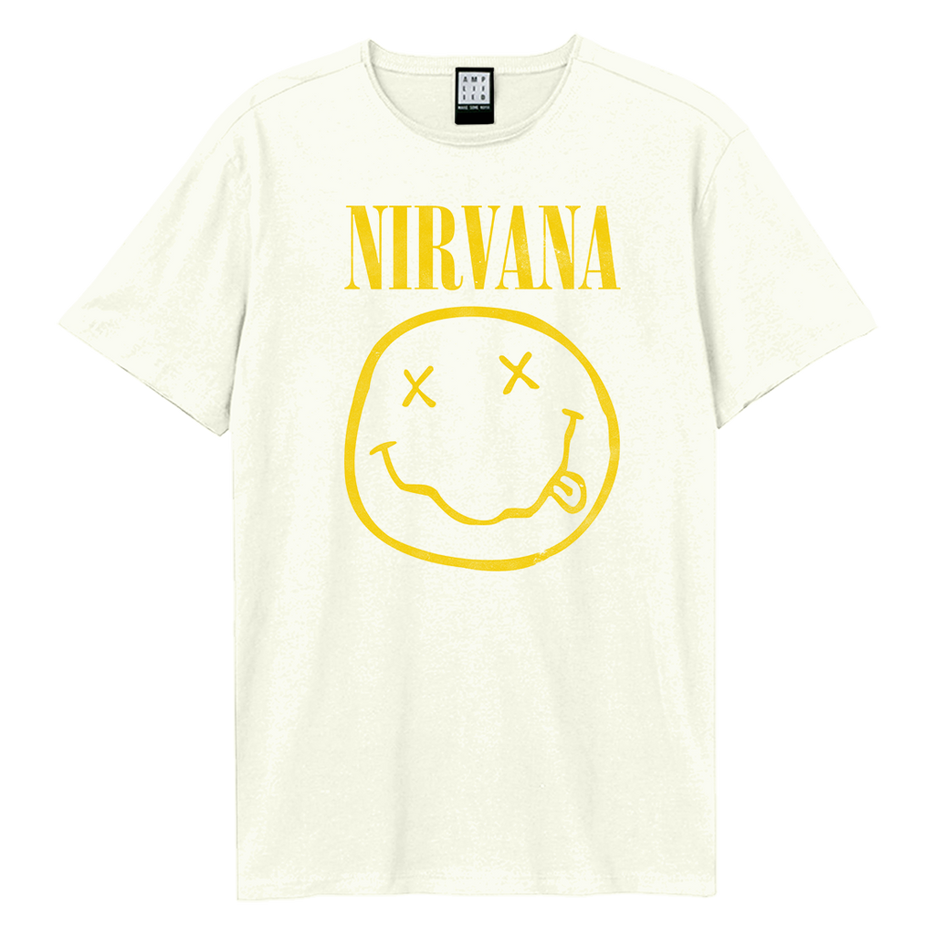 Nirvana T Shirt Smiley Face