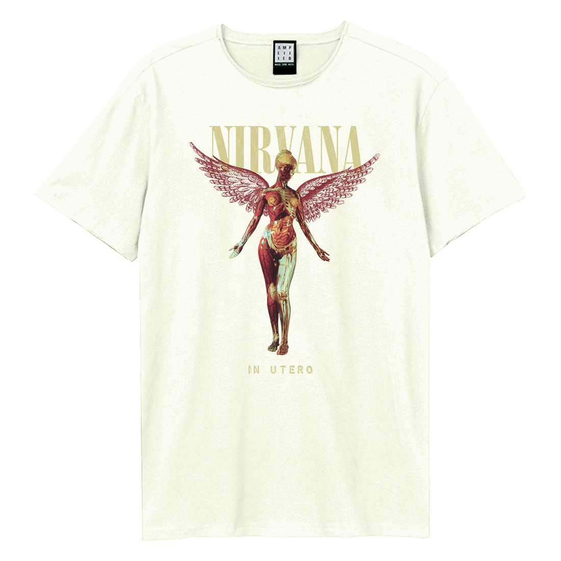 Image of Nirvana T-Shirt - In Utero, Vintage white Amplified