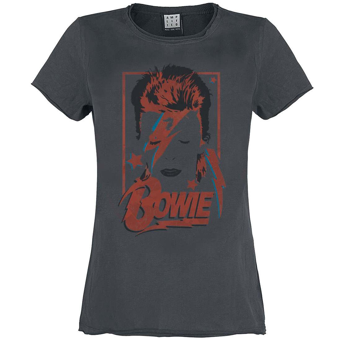 Image of Women's David Bowie T Shirt - Aladdin Sane Amplified