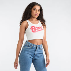 Image of David Bowie Baby Crop Top, Ladies