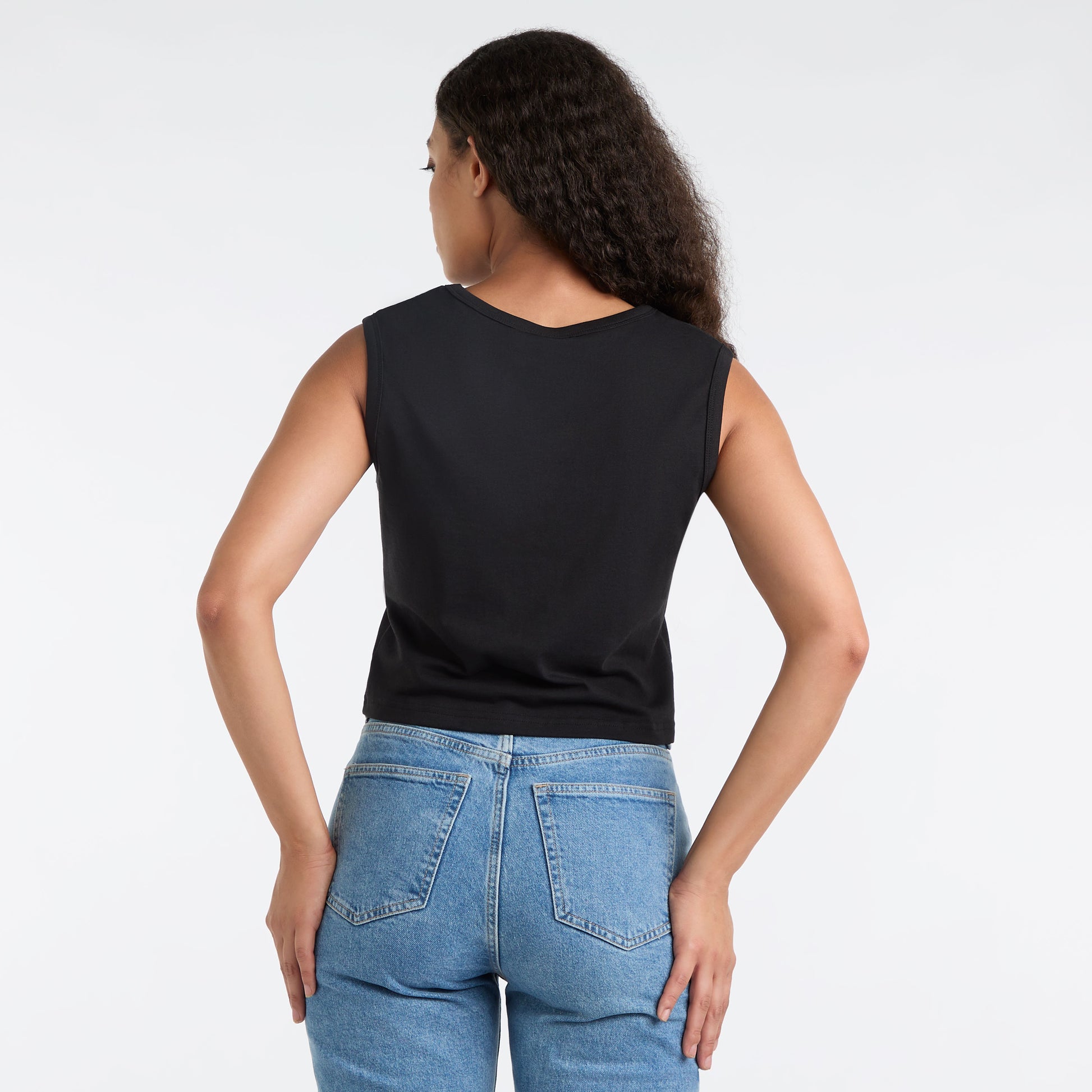 Nirvana Sleeveless Crop Top, Ladies