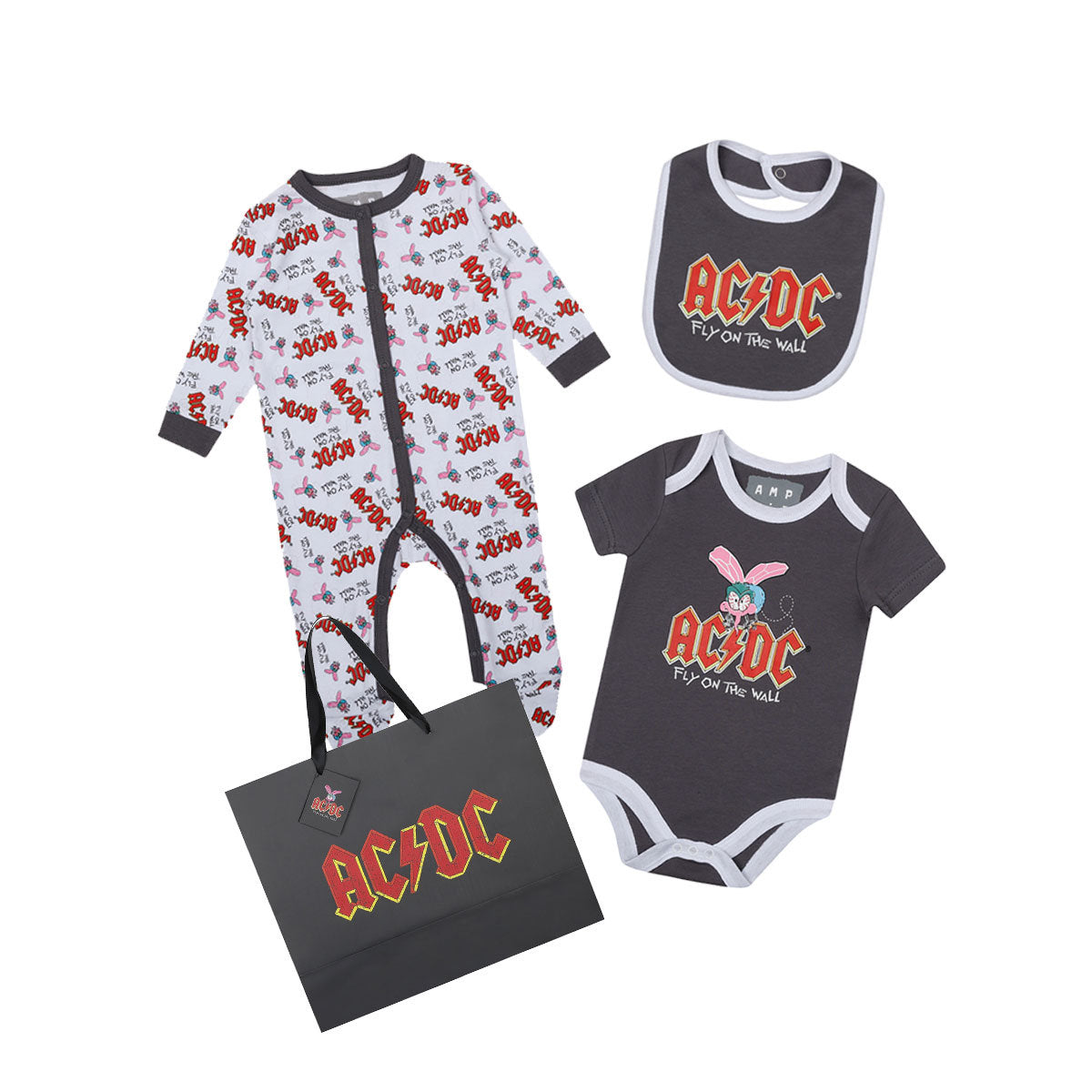 Image of AC/DC Baby 3-Pieces Set Amplified