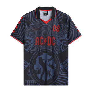 Image of AC/DC Football Shirt - Black Ice Amplified