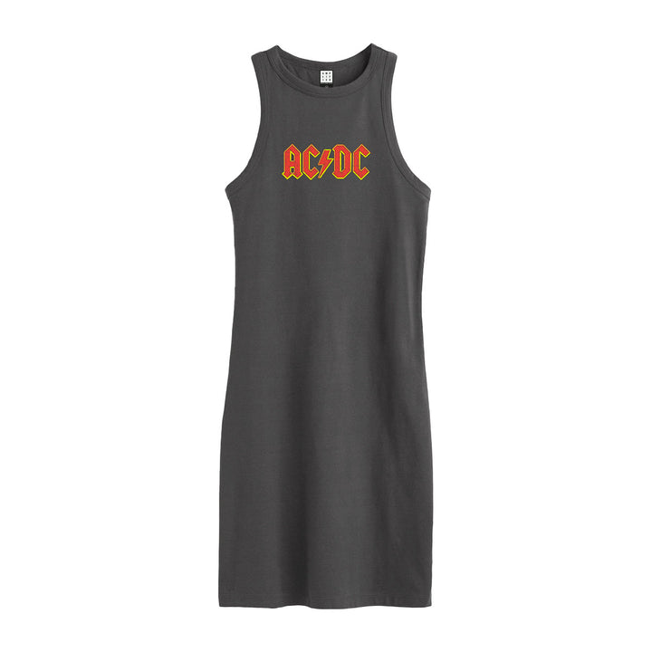 AC/ DC Logo Fitted Dress - Logo