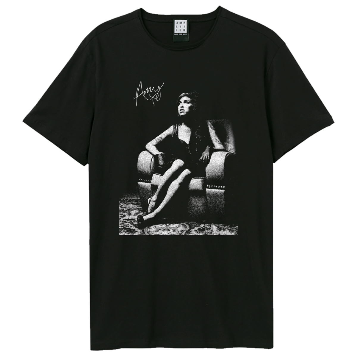Image of Amy Winehouse Unisex T-shirt - Queen Of Camden T-Shirt Amplified