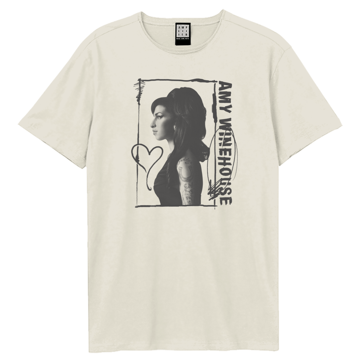 Image of Amy Winehouse Unisex T-shirt - Side Profile T-Shirt Amplified