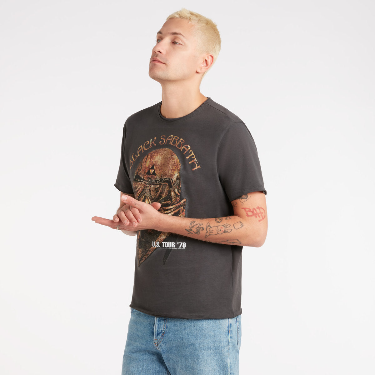 Image of Black Sabbath T-Shirt - Gold Tour 1978 Amplified