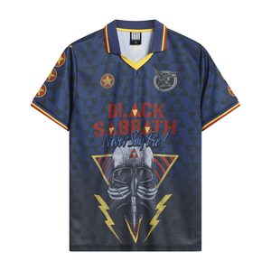 Image of Black Sabbath Football Shirt -Never Say Die Amplified