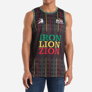 Image of Bob Marley Basketball Jersey Amplified