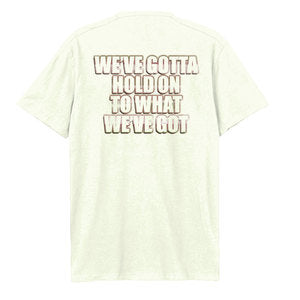 Image of Bon Jovi Unisex T-Shirt - Hold On Orange