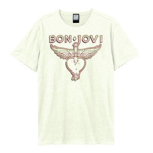 Image of Bon Jovi Unisex T-Shirt - Hold On Orange