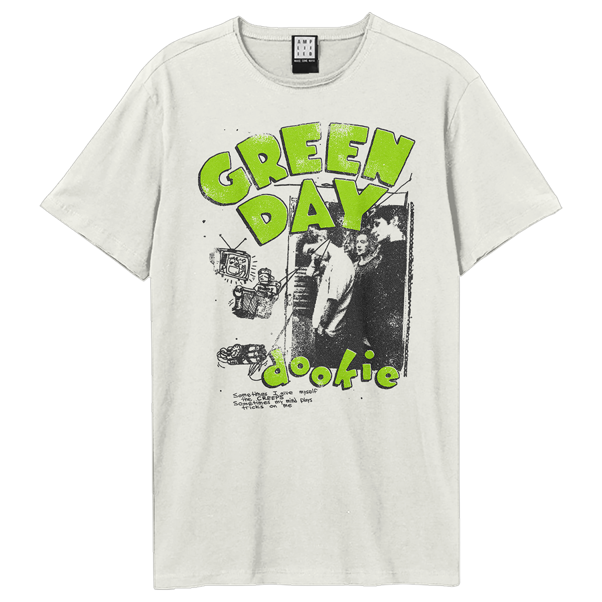 Image of Green Day T-Shirt - Dookie Sketch Amplified