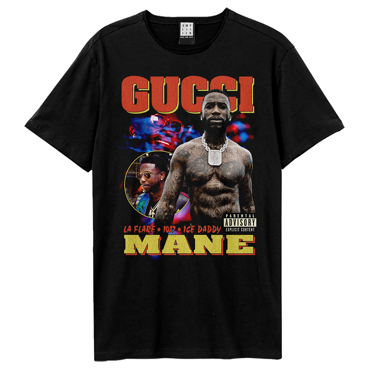 Image of Gucci Mane Unisex T-shirt,  Collage Amplified