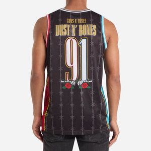 Image of Guns N' Roses Basketball Vest - Dust N Bones Amplified