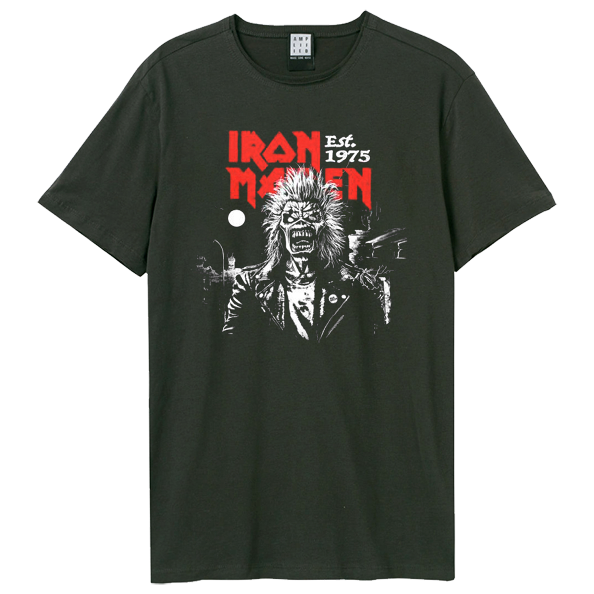 Image of Iron Maiden T-shirt - 50th Eddie 2 Colour 1975 Amplified