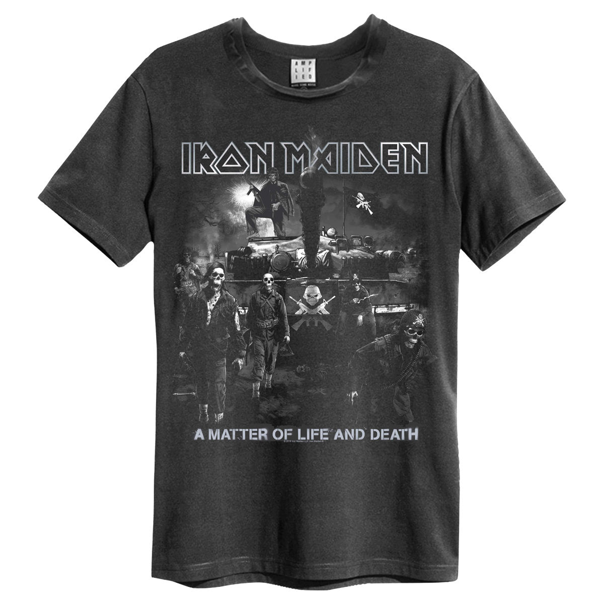 Image of Iron Maiden T-shirt - Life or Death Amplified