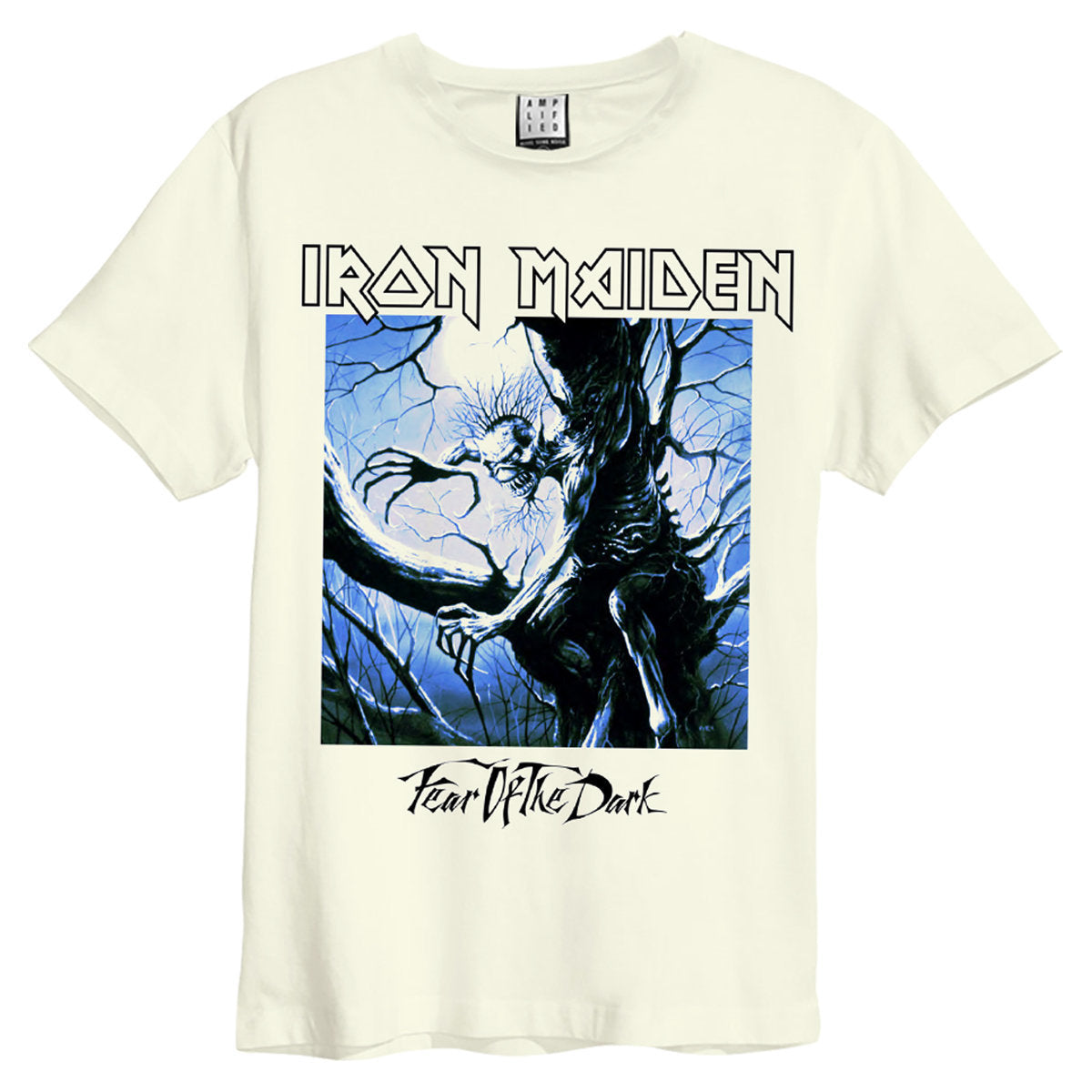 Image of Iron Maiden T-shirt - Blue Monster (Copy) Amplified