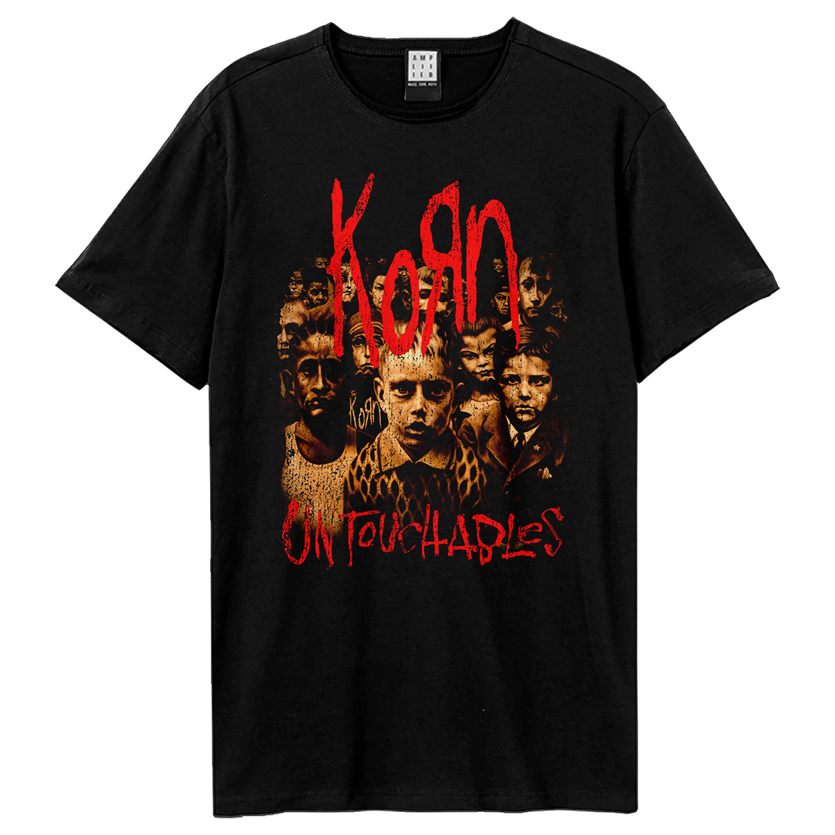 Image of KORN Unisex T-shirt- Untouchables (Copy) Amplified