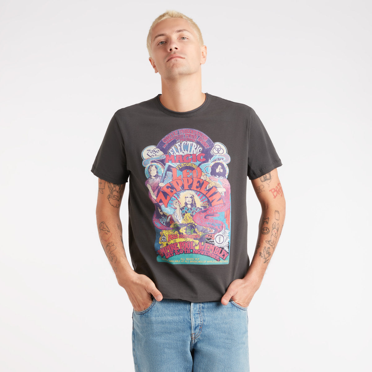Image of Led Zeppelin T-shirt -  Electric Magic Amplified